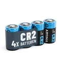 ABSINA 4x CR2 Lithium Batterie 3V Batterien  - Lithiumbatterie für Kamera uvm.
