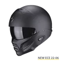 Scorpion EXO-Combat II Streetfighter, mattschwarz, Gr. S (55/56), UVP 219,90€