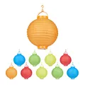 relaxdays LED Lampions bunt, 10 St.