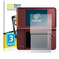 3x Panzerglasfolie Klar für Nintendo DSi XL