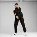 PUMA Trainingsanzug ESS NO1 LOGO TR KNITTED SUIT (2-tlg), zweiteiliges Set, mit hohem Kragen, mit gerippten Bündchen schwarz L (52/54)