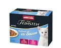 animonda vom Feinsten Premium Kitten Katzenfutter nass Raffinesse in Sauce, 8 Portionsbeutel (8 x 85g), hochwertiges Katzen Nassfutter ohne Zucker, mit fleischigen Zutaten