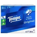 Tempo Taschentücher, samtig weich, 3 in 1 83008340 , 1 Packung = 30 x 10 Tücher = 300 Tücher