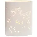 Tischleuchte, Keramik, Blätter,Blätter, länglich,länglich, 16.5x20x10.5 cm, CE, Wippschalter, Lampen & Leuchten, Innenbeleuchtung, Tischlampen