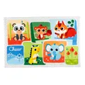 Chicco XXL Zauberwald Spielteppich, weicher bunter Teppich mit Waldtieren, für Babys erste Bewegungen, weich gepolstert, extra groß 135 x 90 cm, 0+ Monate