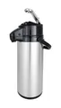 Saro Edelstahl Isolierpumpkanne 2,2 Liter Pumpkanne Thermoskanne Kanne *317-2076