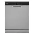 Telefunken Geschirrspüler freistehend 60 cm, Spülmaschine Silber, 12 Maßgedecke, 6 Programme, AquaStop, Eco, GFS6012DI - Silber