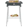 Severin PG 8124 Style EVO S Barbecue Elektrogrill mit Standuntergestell, SafeTouch-Gehäuse, max. 350°C, 2500 Watt, Schwarz