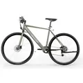 SHARP Hybrid E-Bike mit 7-Gang-Kettenschaltung, integriertem Farbdisplay und App, BK-GS03E-G - Grau
