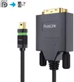 PURE ULS2100-010 - MiniDP 1.2 auf DVI Single, Ultimate Serie, schwarz, 1,0 m