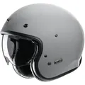 HJC V31 Solid Retro Jethelm, grau, Größe M für Männer