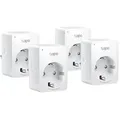 TP-LINK - Tapo P110 V1 - Smart-Stecker - mini - kabellos - 802.11b/g/n - 2.4 Ghz (Packung mit 4)