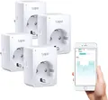 Tapo TP-Link Smart WLAN Steckdose P110 mit Energieverbrauchsmesser, 4 Pack