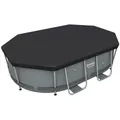 Bestway Pool-Abdeckung, Hülle, Grau, PVC, Oval, 20 cm, 30 cm - Grau