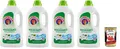 Chanteclair Waschmittel Weißer Moschus, 4x1.26L, für 28 Wäschen+Polpa