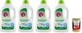 Chanteclair Flüssigwaschmittel Weißer Moschus, 4x1260ml +Polpa