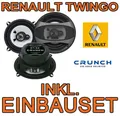 RENAULT TWINGO 1 FACELIFT CRUNCH 130mm TRIAXE LAUTSPRECHER FRONT VORNE TÜR NEU