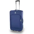 SIGN German Design Koffer Stoffkoffer (M/L/XL/XXL) 2er Rollen leichter Koffer blau 71 cm