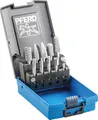 PFERD TOOLS HSS-Frässtift-Set, 10-teilig, Zahnung 3, Schaft-ø 6 mm, 22900823 – für die Zerspanung von Stahl, Stahlguss und Gusseisen