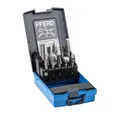 Pferd Tools Frässtifteset 82 Schaft-D.6mm 10-tlg.HSS 3 bruchfeste Ku.-Box