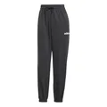 adidas Damen Essentials Linear French Terry Cuffed Pants, Black/White, M