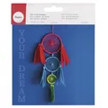 DIY Traumfänger Dreamcatcher 14x41cm bunt Bastelset Makramee