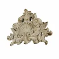 Loberon Wandornament Gordian, mit Engelchen & Muschel-Details, Stein-Optik mit Antik-Finish, Authentischer Vintage-Look, Romantik pur, Wanddeko, Magnesiumoxid, antikgrau