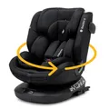 Osann Eno360 2 – 360 Grad drehbarer Kindersitz, i-Size Kinderautositz ab Geburt 0 – 12 Jahre, mitwachsender Reboarder mit Isofix (40-150 cm) – All Black