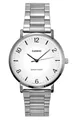 Casio Standard Analog Edelstahl Weißes Zifferblatt Quarz MTP-VT03D-7B Herrenuhr
