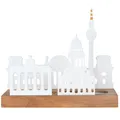 räder Lichtobjekt Stadtsilhouette Berlin Skyline der deutschen Hauptstadt