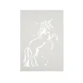 Efco Schablonen - Stencil transparent DIN A4 - Einhorn 1-teilig