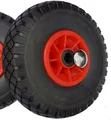 Frosal Ersatzrad FROSAL Ersatzrad mit Achsstopfen - PU Rad Nabe 25mm/75mm pannensicher (2 St)
