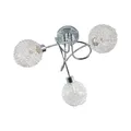 Lindby Deckenlampe Ticino (Modern) in Chrom aus Metall (3 flammig, G9) - Deckenleuchte Lampe Flurleuchte