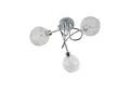 Lindby Deckenleuchten Ticino, Metall, Chrom IP20, 3 x 28 W