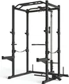 ATLETICA R5-Combat Power Rack | Power Rack mit Vollausstattung | inkl. Latzug, Pull-Up und Dip Bar, Safeties, J-Hooks | 213cm