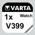 1x V399 Uhren-Batterie Knopfzelle SR57 SR927 AG7 VARTA Neu Silberoxid