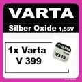 1x V399 Uhren-Batterie Knopfzelle SR57 SR927 AG7 VARTA Neu