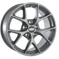 BBS Sr Himalaya Grey Matt 7.5x17 ET 40 5/115 Alufelge Grau