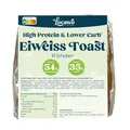 Locawo Low Carb Eiweiss Toastbrot | 20 g veganes Eiweiß pro 100 g | Voller Weizengeschmack | Vegan | ideal für eine eiweißreiche, kalorien- und zuckerreduzierte Ernährung