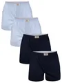Fabio Farini Webboxer Herren Unterhosen - Männer Boxershorts (4-St) bequeme, weite Passform aus Baumwolle