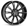 1x OXXO WHEELS PREDATOR BLACK black polished 7.5Jx17 5x100 ET40