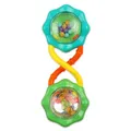 Bright Starts, Rassel, bunt, strukturierter Griff ist leicht zu greifen, mit bunten Perlen, lichtreflektierend