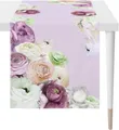 Apelt Tischläufer "6802 HAPPY VALENTINE, Valentinstag", bunt (flieder, bunt), B/L: 48cm x 140cm, 1 Stk., rechteckig
