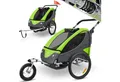 KESSER Fahrradkinderanhänger, Kinderanhänger Fahrradanhänger 360° Drehbar mit Feder