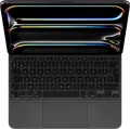 Apple Magic Keyboard - Tastatur und Foliohülle - mit Trackpad - hinterleuchtet - Apple Smart connector - AZERTY - Französisch - Schwarz - für 13-inch iPad Pro (M4)