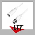 Adam Hall Cables K4 MMF 0250 SNOW Mikrofonkabel XLR male auf XLR female 2