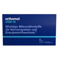 Orthomol Vital m Trinkfläschchen/Kapseln: Mikronährstoffe für Männer mit B-Vitaminen & Magnesium zur Verringerung von Müdigkeit und Erschöpfung*, trinkfertig, Orangengeschmack, 7 Tagesportionen