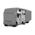 TRAVORA - Wohnmobil Schutzhülle - wetterfeste Wohnmobilabdeckungen - hochwertige Wohnmobil Abdeckplane - 610 x 235 x 275 cm große Schutzhülle - sicherer Schutz gegen Staub und Nässe