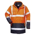 Safestyle *TRAVIS* 4-IN-1 WARNSCHUTZPARKA ORANGE/MARINE (XXL) (204087)