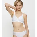 Triumph Bügelloser BH Modern Soft+Cotton N mit dezenten Streifen weiß 95